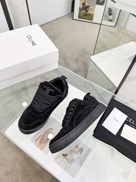 Celine Block Low Top S Black