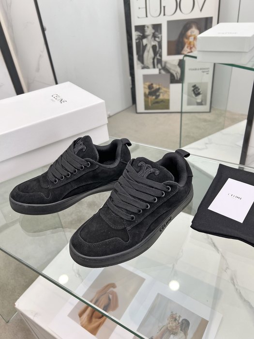 Celine Block Low Top S Black