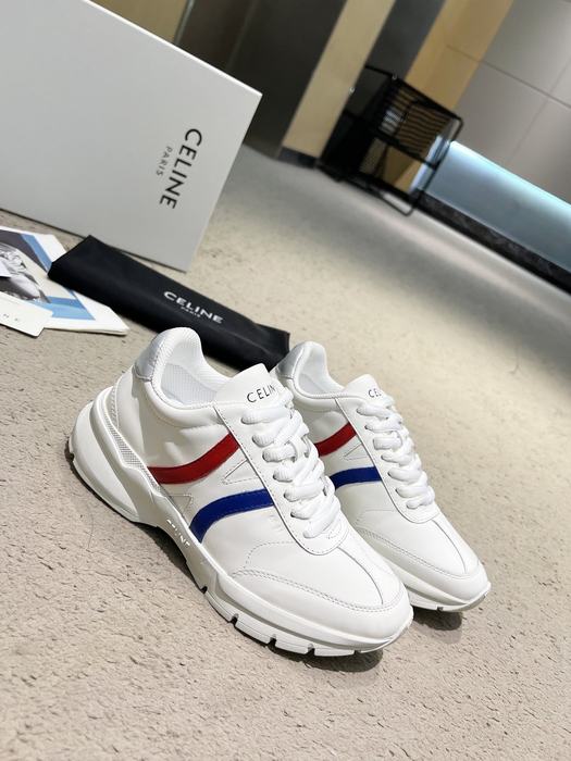 Celine Block Low top Lace  White