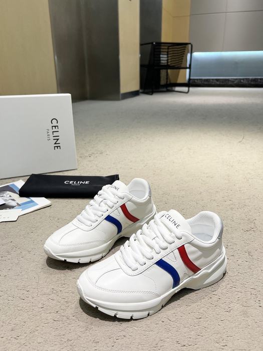 Celine Block Low top Lace  White