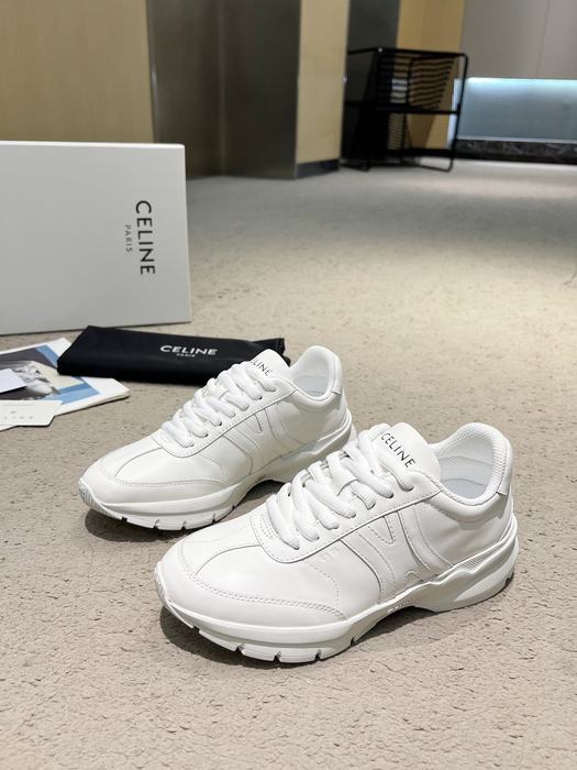 Celine Block Low top leather White