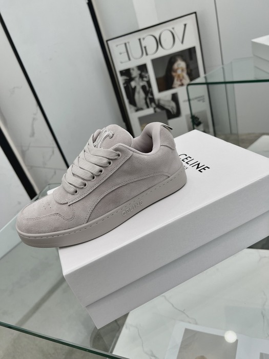 Celine Block Sneakers Low Beige