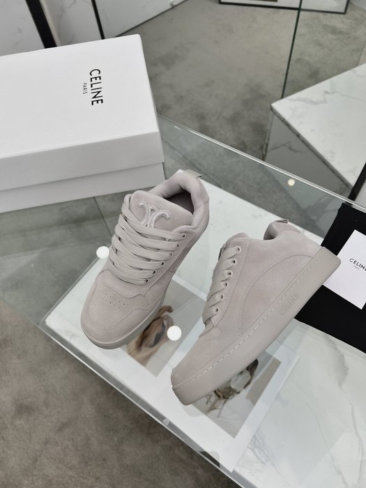 Celine Block Sneakers Low Beige