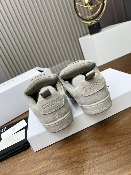Celine Block Suede Low Top Grey
