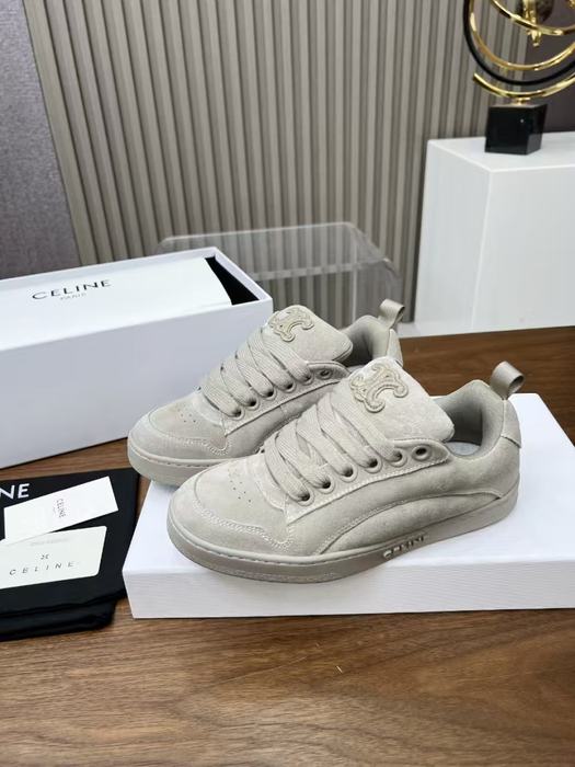 Celine Block Suede Low Top Grey
