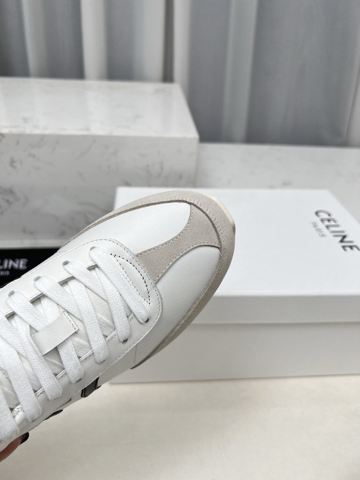 Celine Trainer Sneakers Low Top White