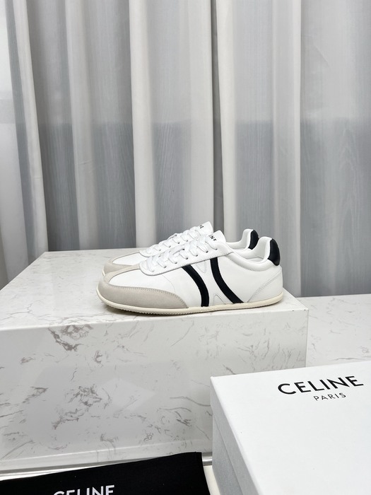 Celine Trainer Sneakers Low Top White