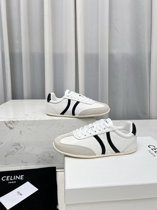 Celine Trainer Sneakers Low Top White