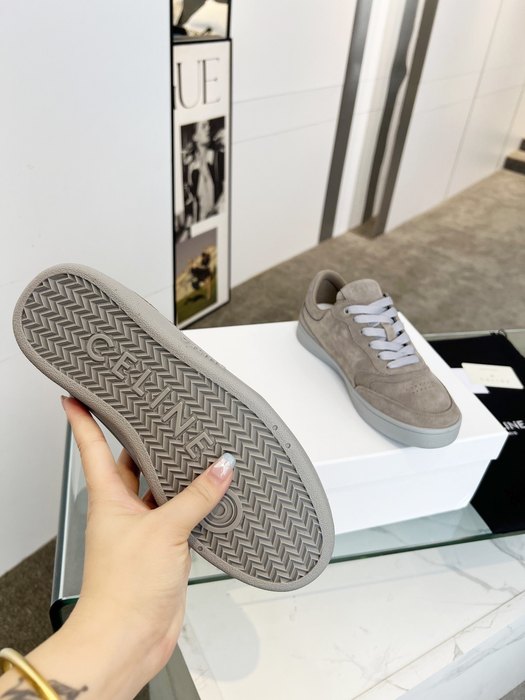 Celine Triomphe Lace up Grey