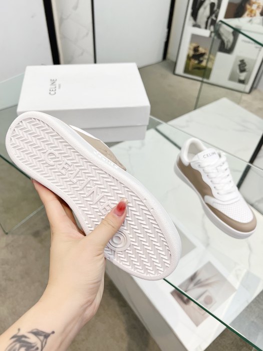 Celine Triomphe Low White 2