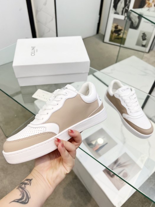 Celine Triomphe Low White 2