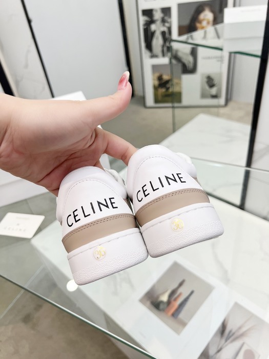 Celine Triomphe Low White 2