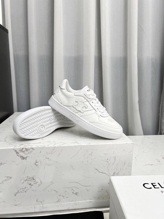 Celine Triomphe Low White 3