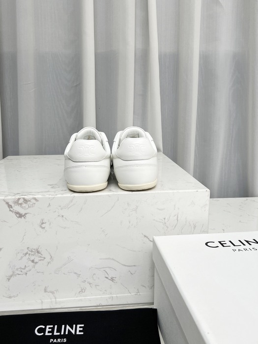 Celine Triomphe Low White