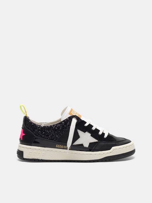 Yupoo sneakers with white star Black