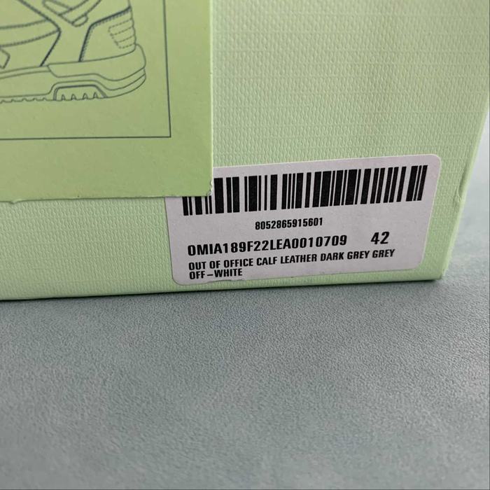 Off White co Virgil Abloh Out Of Office Low top Leather Sneakers'OOO' 36 47 13