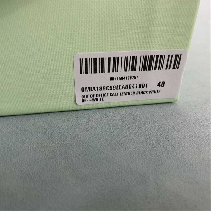 Off White co Virgil Abloh Out Of Office Low top Leather Sneakers'OOO' 36 47 17