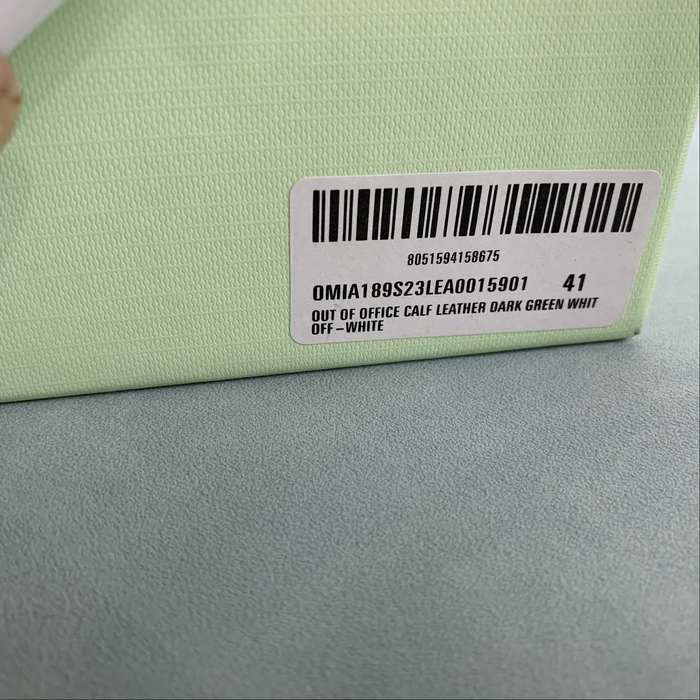 Off White co Virgil Abloh Out Of Office Low top Leather Sneakers'OOO' 36 47 18