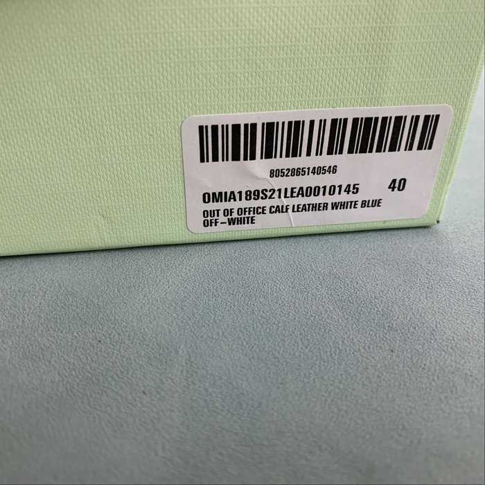 Off White co Virgil Abloh Out Of Office Low top Leather Sneakers'OOO' 36 47 20
