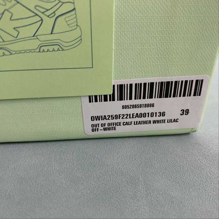 Off White co Virgil Abloh Out Of Office Low top Leather Sneakers'OOO' 36 47 21