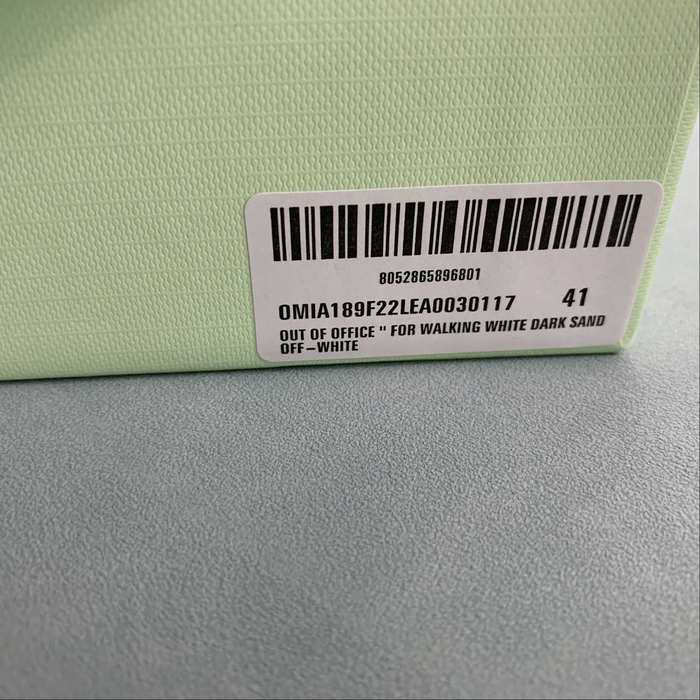 Off White co Virgil Abloh Out Of Office Low top Leather Sneakers'OOO' 36 47 22