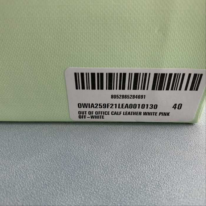 Off White co Virgil Abloh Out Of Office Low top Leather Sneakers'OOO' 36 47 23