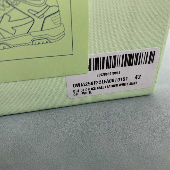 Off White co Virgil Abloh Out Of Office Low top Leather Sneakers'OOO' 36 47 26