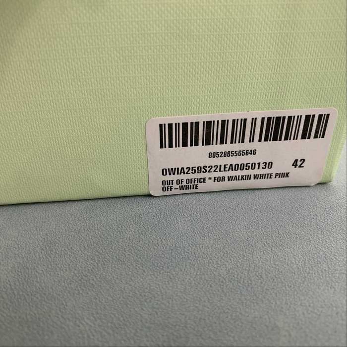 Off White co Virgil Abloh Out Of Office Low top Leather Sneakers'OOO' 36 47 31