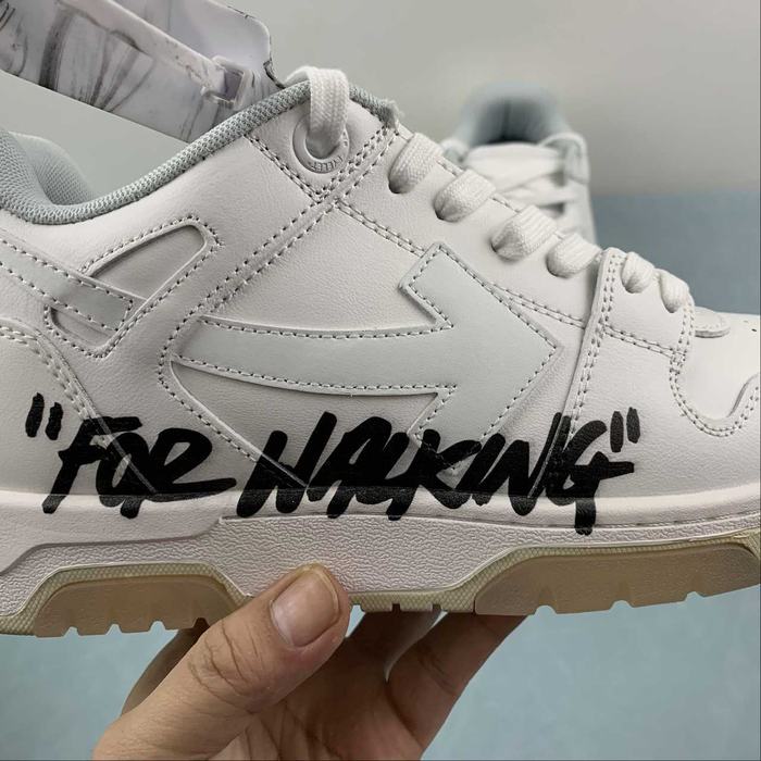 Off White co Virgil Abloh Out Of Office Low top Leather Sneakers'OOO' 36 47 33