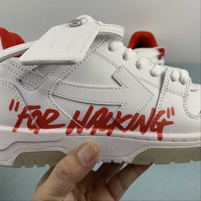 Off White co Virgil Abloh Out Of Office Low top Leather Sneakers'OOO' 36 47 35