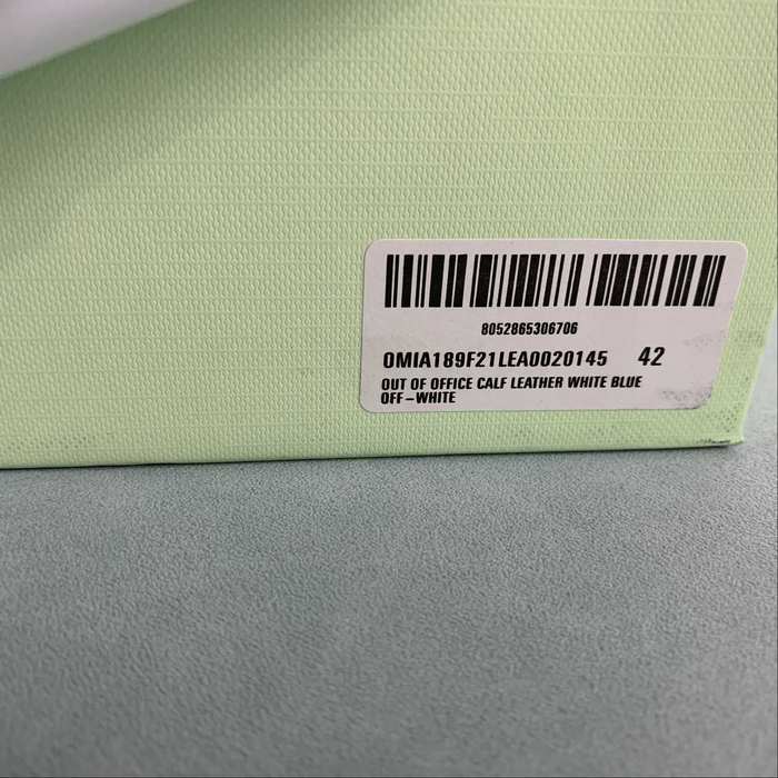 Off White co Virgil Abloh Out Of Office Low top Leather Sneakers'OOO' 36 47 37