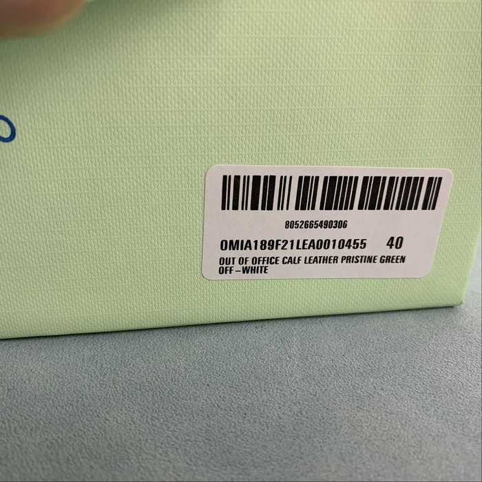 Off White co Virgil Abloh Out Of Office Low top Leather Sneakers'OOO' 36 47 38