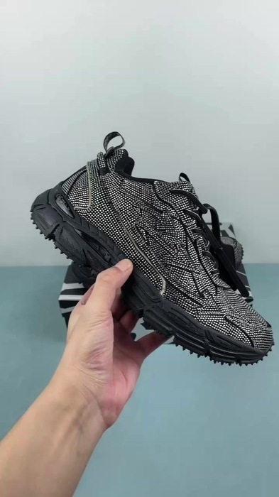 Off White co Virgil Abloh Out Of Office Low top Leather Sneakers'OOO' 36 47 4