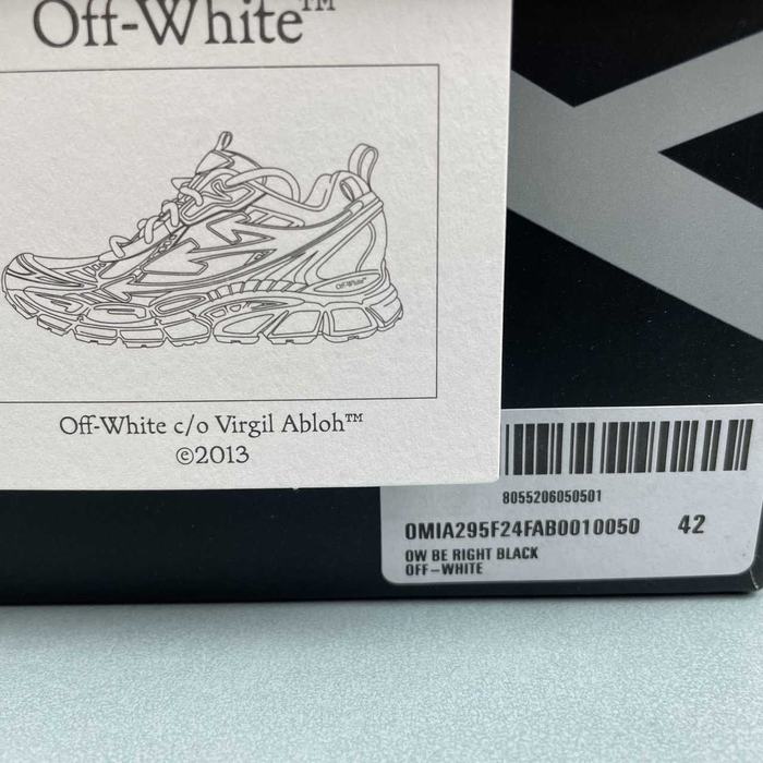 Off White co Virgil Abloh Out Of Office Low top Leather Sneakers'OOO' 36 47 4