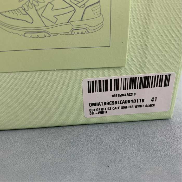 Off White co Virgil Abloh Out Of Office Low top Leather Sneakers'OOO' 36 47 40