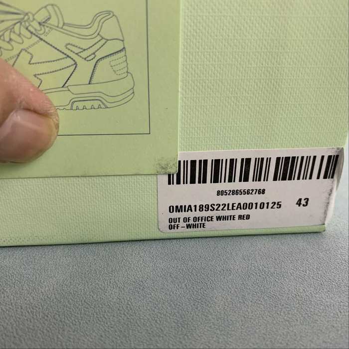 Off White co Virgil Abloh Out Of Office Low top Leather Sneakers'OOO' 36 47 42