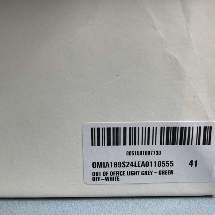 Off White co Virgil Abloh Out Of Office Low top Leather Sneakers'OOO' 36 47 5