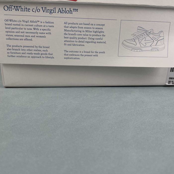 Off White co Virgil Abloh Out Of Office Low top Leather Sneakers'OOO' 36 47 7