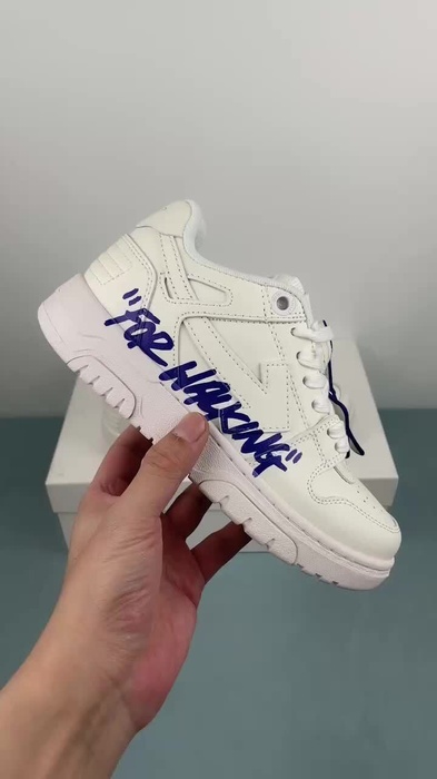 Off White co Virgil Abloh Out Of Office Low top Leather Sneakers'OOO' 36 47 8