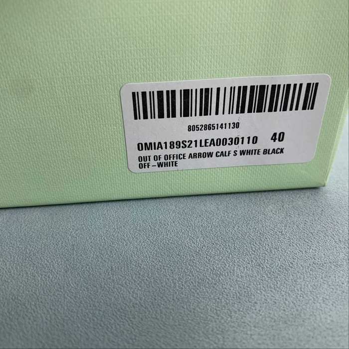 Off White co Virgil Abloh Out Of Office Low top Leather Sneakers'OOO' 36 47 9