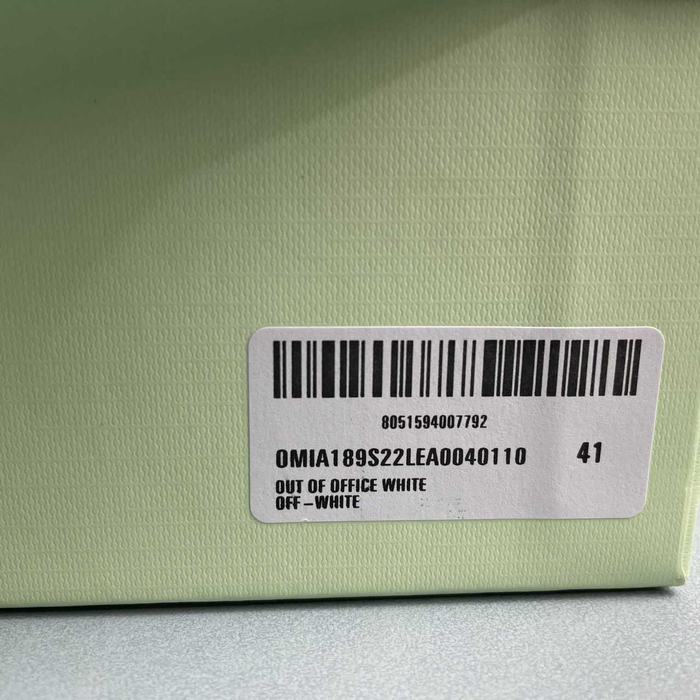 Off White co Virgil Abloh Out Of Office Low top Leather Sneakers'OOO' 36 47