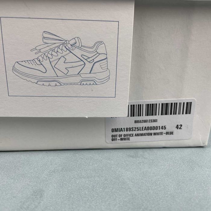 Off White co Virgil Abloh Out Of Office Low top Leather Sneakers’OOO‘ 36 47 2