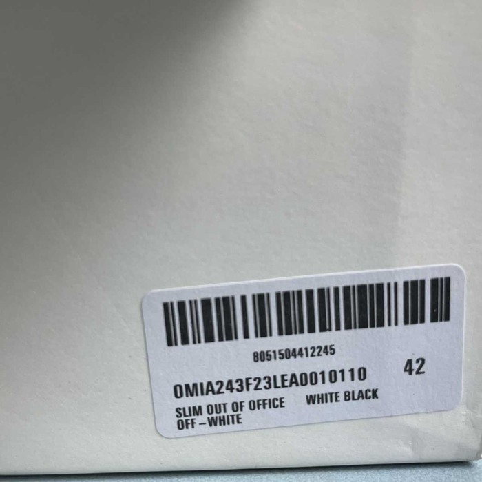 Off White co Virgil Abloh Out Of Office Low top Leather Sneakers’OOO 36 47