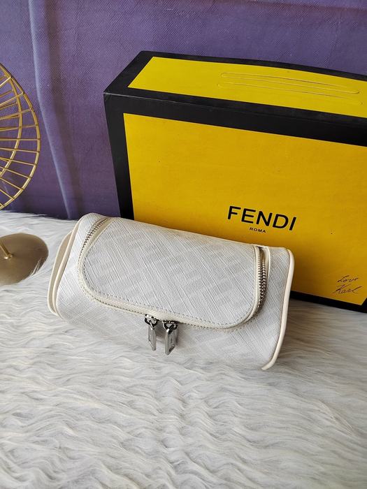 Bag Fendi cosmetic bag Beige Size 25x17x13cm