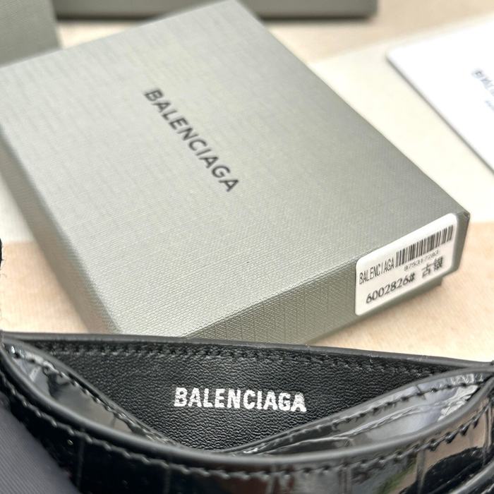 Card holder Balenciaga Black