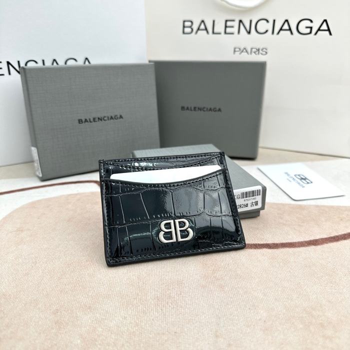 Card holder Balenciaga Black