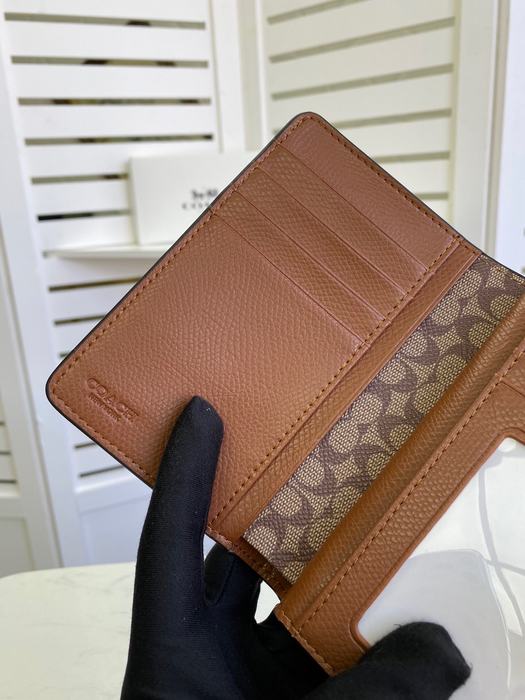 Card holder Coach Brown Size 15x11cm
