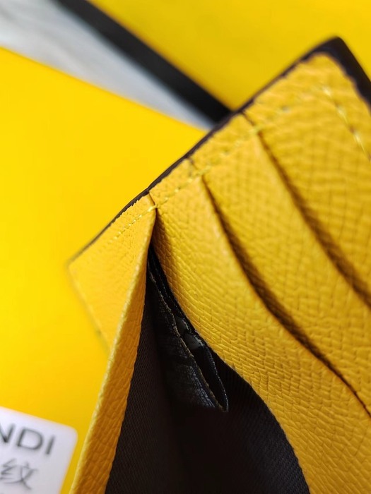 Card holder FENDI card holder Brown