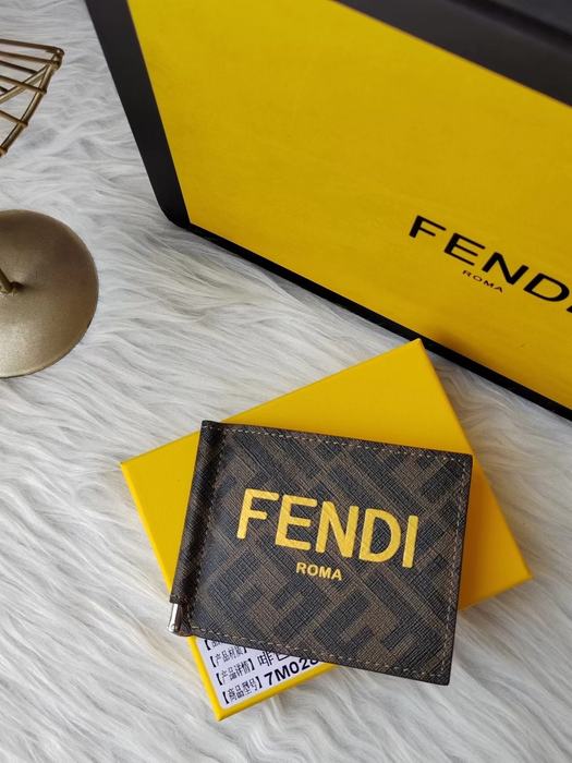Card holder FENDI card holder Brown