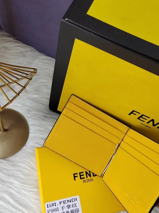 Card holder FENDI card holder Brown